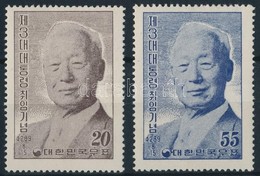 * 1956 Syngman Rhee Elnök Sor Mi 217-218 - Other & Unclassified