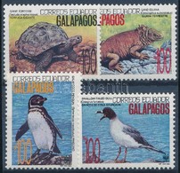 ** 1992 WWF: A Galápagos-szigetek élővilága Sor 4 értéke + 4 Db FDC Mi 2207-2209 + 2212 - Other & Unclassified