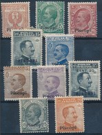 * 1912 Forgalmi 10 érték Patmos Felülnyomással Mi 3-4, 8, 10-12 VIII - Autres & Non Classés