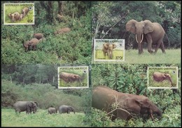 1988 WWF: Erdei Elefánt Sor 4 Db CM - En Mi 1009-1012 - Other & Unclassified