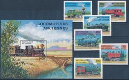 ** 1997 Mozdonyok Sor Mi 1659-1664 + Blokk Mi 512 - Other & Unclassified