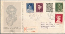 1957 Gyermek Sor Ajánlott FDC - Autres & Non Classés