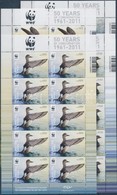 ** 2011 WWF Veszélyeztetett Madárfajták Kisívsor Mi 1298-1301 - Other & Unclassified