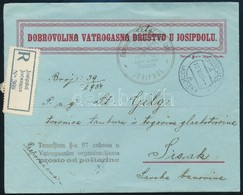 1934 Josipdoli önkéntes Lövészek Portómentes Ajánlott Levele - Other & Unclassified