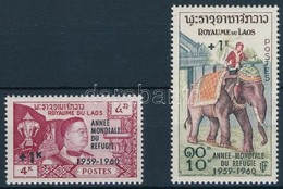 ** 1960 Menekültek Világéve Felülnyomott Sor Mi 103-104 - Autres & Non Classés