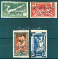 * 1924 Párizsi Olimpiai Játékok Sor Felülnyomással Mi 22-25 - Autres & Non Classés