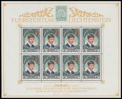 ** 1987 75 éves A Liechtensteini Bélyeg Kisív Mi 921 - Other & Unclassified