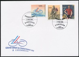 2002 Tour De France Sor Mi 1574-1576 FDC-n - Other & Unclassified