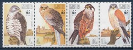 ** 1986 WWF: Ragadozó Madarak Sor Négyescsíkban + 4 Db FDC Mi 864-867 - Other & Unclassified