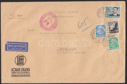 1939 Légi Levél Argentínába 3,25 RM Bérmentesítéssel / Airmail Cover To Argentina With 3,25 RM Franking - Autres & Non Classés