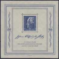 * 1949 Goethe Blokk Mi 6 - Autres & Non Classés