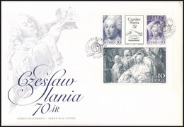 1991 Czeslaw Slania Bélyegfüzetlap H-Blatt 191 FDC-n - Autres & Non Classés
