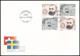 1997 Nobel-díj Négyestömb Mi 2025-2026 FDC-n - Other & Unclassified