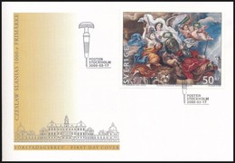 2000 Festmény Blokkból Kitépett Bélyeg Mi 2161 FDC-n - Autres & Non Classés