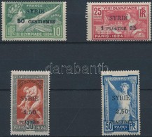 * 1924 Párizsi Nyári Olimpia Sor Felülnyomással Mi 227-230 - Other & Unclassified