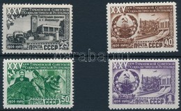 ** 1950 25 éves A Türkmén SZSZK Sor Mi 1438-1441 - Other & Unclassified