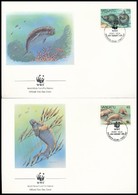 1988 WWF: Dugong Sor Mi 782-785 4 Db FDC-n - Autres & Non Classés