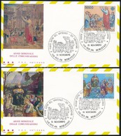 1983 A Kommunikáció éve Sor 2 FDC-n Mi 842-843 - Other & Unclassified