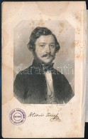 Cca 1850 Báró Eötvös József, Barabás Miklós Festménye Nyomán Metszette Karl Mahlknecht (1810-1893), Rézkarc, Papír, Jelz - Prints & Engravings