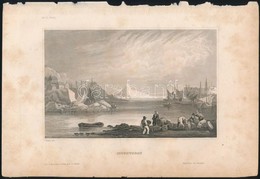 Cca 1840 Mountsbay Kikötő Acélmetszet / USA Mountsbay Port Etching. Page Size: 23x15 Cm - Estampes & Gravures
