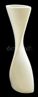 Dekoratív Csavart Porcelán Váza, Jelzés Nélkül, M: 41,5 Cm - Autres & Non Classés