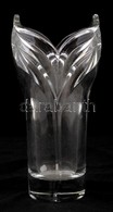 Orrefors Váza, Formába Fújt, Hibátlan, Jelzés Nélkül, M:24 Cm - Verre & Cristal