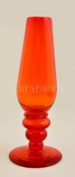 Anyagában Színezett Fújt üveg Váza, Jelzés Nélkül, M: 28,5 Cm - Verre & Cristal