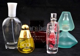 5 Db Különféle Parfümös üvegcse - Glass & Crystal