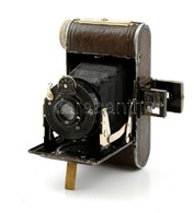 1932 Kolar, Kolarex Varia Kihajtható Cseh Kamera Rekolar 1:6,3 / 7,5 Cm Objektívvel. Kereső üvege Törött, Kinyitó Gomb B - Cameras
