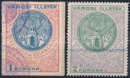 1914 Selmecz- és Bélabánya Illetékbélyeg Sor (31.000) - Non Classés