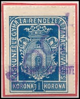 1923 Kiskunfélegyháza R.T.V. 12 Sz. Okirati Illetékbélyeg (18.000) - Non Classés