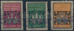 1914 Sopron Illetékbélyeg Sor, Az 50f Egy Oldalon Fogazatlan (18.000) - Non Classés