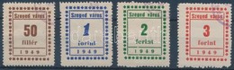 Szeged 1949 MPIK 88-91 (14.500) - Non Classés