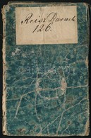 1862 Vándorkönyv, Német Nyelven, Több Bejegyzéssel, Pecsétekkel, Viseltes állapotban - Unclassified