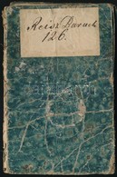 1862 Vándorkönyv, Német Nyelven, Több Bejegyzéssel, Pecsétekkel, Viseltes állapotban - Non Classés