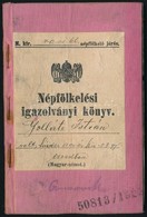 1907-1915 M. Kir. Vasi Megyei 66. Népfölkelő Járás által Kiállított Népfölkelési Igazolványi Könyv, Okmánybélyeggel - Unclassified