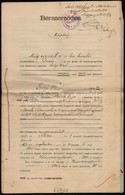 1907 Bérszerződés Viaszpecséttel - Unclassified