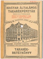 1938 Magyar Általános Takarékpénztár Rt. Takarékbetétkönyv, 17x12 Cm - Non Classés