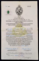 1939 Gépészmérnöki Diploma Korabeli Hiteles Másolata - Non Classés