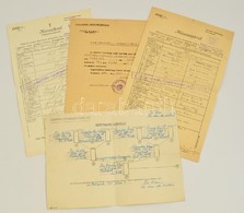 1940-1941 4 Db Különféle Számazást Igazoló Okmány (keresztlevél, Házasságlevél, Származási Táblázat, Származási-igazolvá - Unclassified