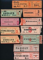 1941-1946 Budapesti Mozijegyek (Studio, Phönix, Morzsa, Stb.), 10 Db - Unclassified