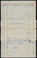 1946 2 Db Kereseti Kimutatás Számlailleték Bélyegekkel - Unclassified