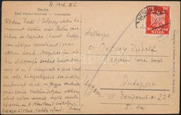 Jendrassik Loránd (1896-1970) Orvos Saját Kézzel írt Levelezőlapja Ortvay Rudolf Fizikusnak - Unclassified