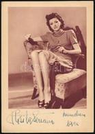Rosita Serrano (1914-1994) Chilei énekesnő Aláírása Az őt ábrázoló Képen - Other & Unclassified