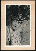 Ladomerszky Margit (1907-1979) Színésznő Fotója Saját Kézzel írt Soraival - Autres & Non Classés