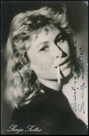 Sonja Sutter (1930-2017) Német Színésznő Dedikált Fotólapja / Autograph Signature Of Sonja Sutter German Actress - Autres & Non Classés