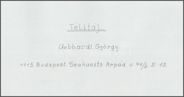 Cca 1971 Gebhardt György (1910-1993) Budapesti Fotóművész Hagyatékából 2 Db Vintage Fénykép (téli Tájak), Feliratozva, 4 - Autres & Non Classés