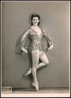 Cca 1941 Gitta Balettművésznő, 2 Db Fotó Dorés Párizsi Műterméből, 24×17,5 Cm - Autres & Non Classés