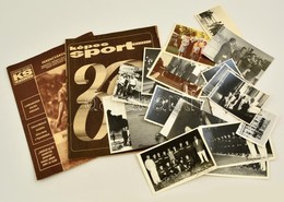 Cca 1960 Sport Tétel: Számos Eredeti Fotó Különböző Sportágak Sportolóival Több Birkózó, összesen 25 Db Fotó. Valamint K - Autres & Non Classés