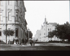 Cca 1910 Eszék, Felsőváros, Üvegnegatív. 8x8 Cm - Autres & Non Classés